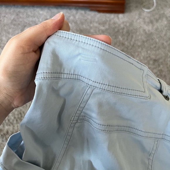 Free People Movement Light Blue Moto Cargo Pants with Pockets Women’s Size XS - Picture 16 of 16